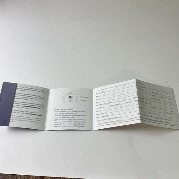 TAG HEUER INSTRUCTIONS Chronograph MANUAL BOOKLET 24 owner - Picture 7 of 9